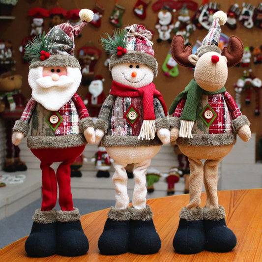 Christmas Decorations Santa, Elk, Snowman